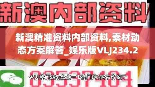 新澳精准资料内部资料,素材动态方案解答_娱乐版VLJ234.21