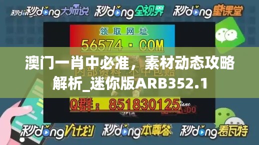 澳门一肖中必准,素材动态攻略解析_迷你版ARB352.1