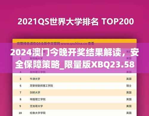 2024澳门今晚开奖结果解读，安全保障策略_限量版XBQ23.58纪念版