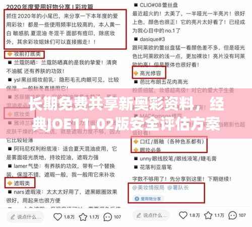 长期免费共享新奥彩资料，经典JOE11.02版安全评估方案