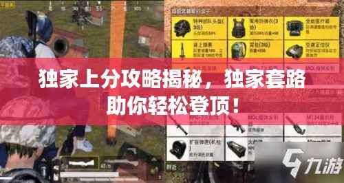 独家上分攻略揭秘，独家套路助你轻松登顶！