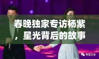 春晚独家专访杨紫,星光背后的故事揭秘