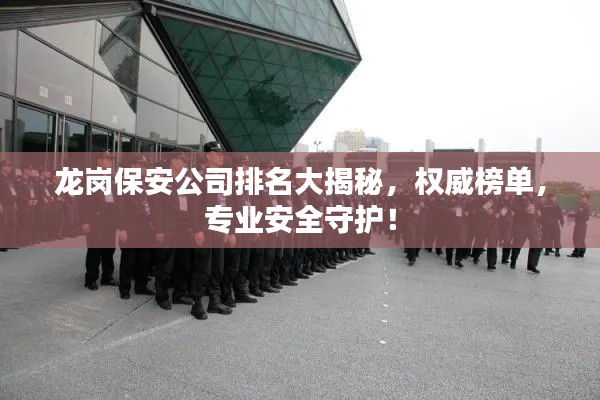 龙岗保安公司排名大揭秘,权威榜单,专业安全守护!