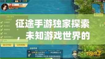 征途手游独家探索，未知游戏世界的奥秘之旅